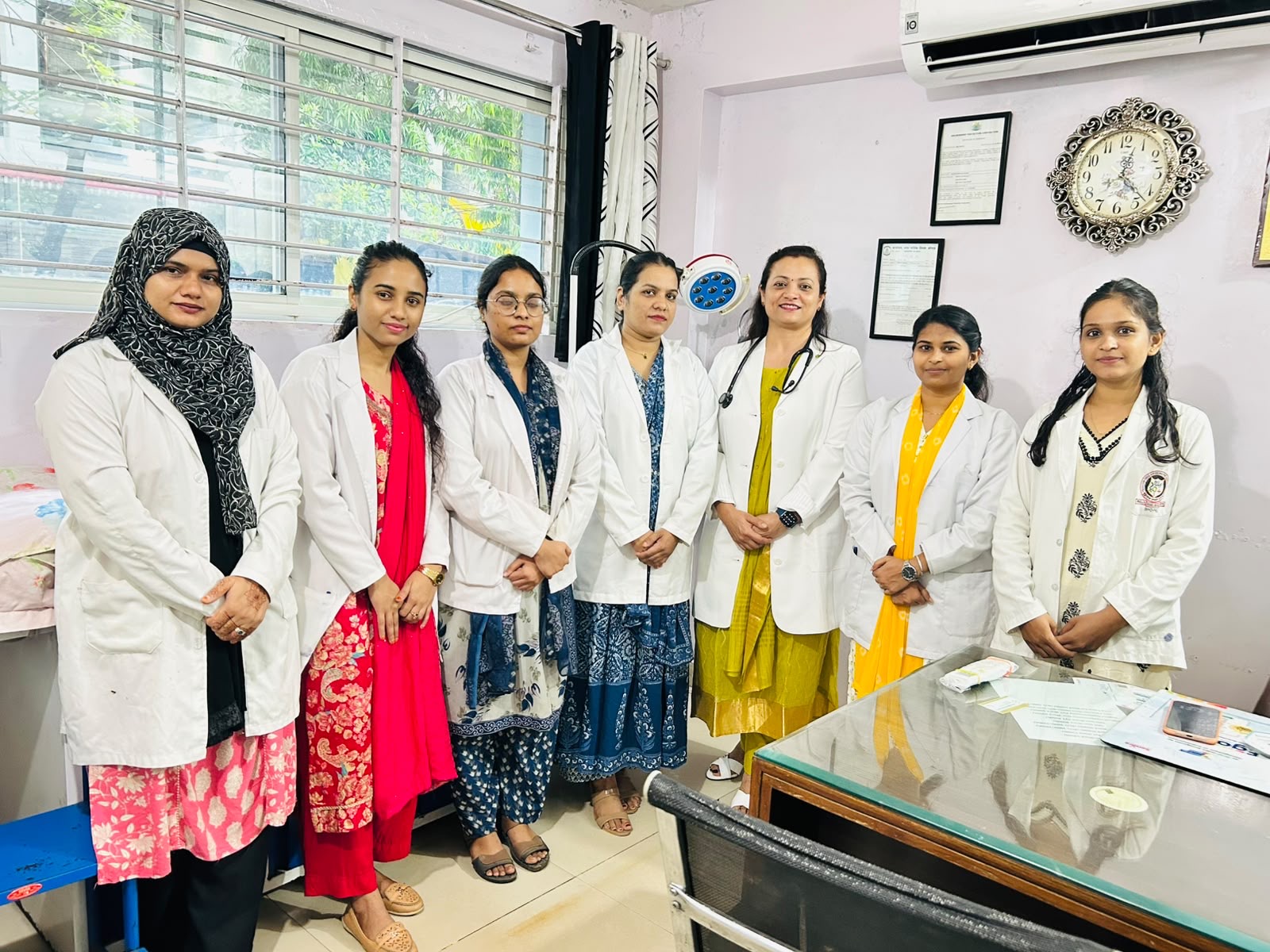 Team of doctors at Aashirwad Hospital, Bhopal