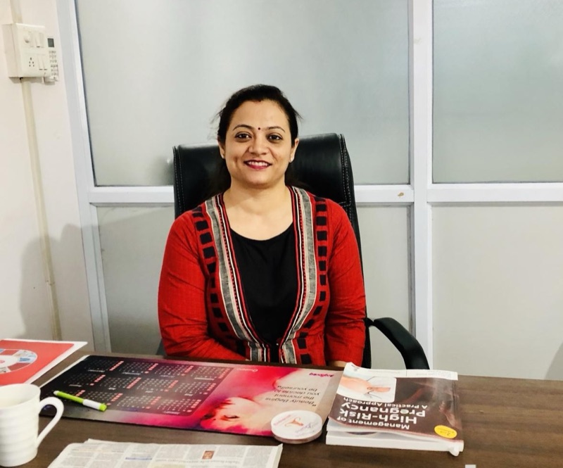 Dr. Aparajita Sharma, gynaecologist and obstetrician at Aashirwad Hospital, Bhopal