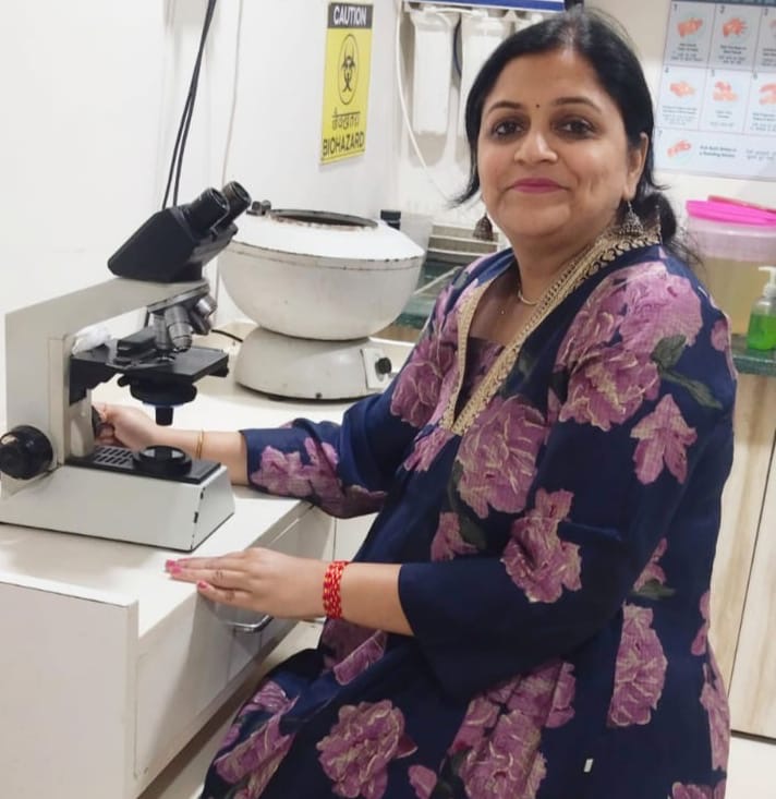 Dr. Sonam Gupta, pathologist at Aashirwad Hospital, Bhopal